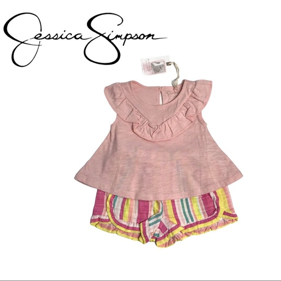 Jessica Simpson Toddler Girl 2 Piece Set - Picture 1 of 14
